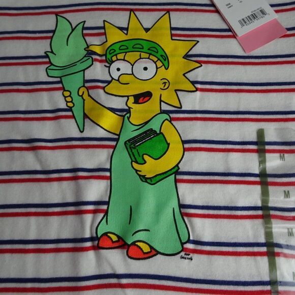 The Simpsons Lisa Youth Shirt Size M - Picture 2 of 7